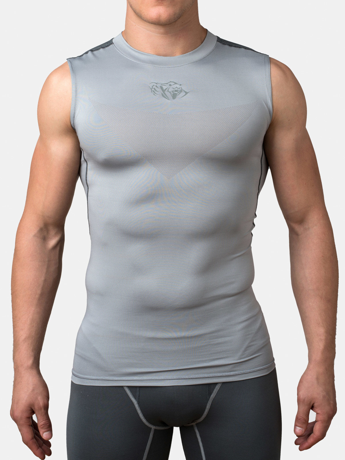 Peresvit Air Motion Sleeveless Heather Grey Black, Photo No. 2