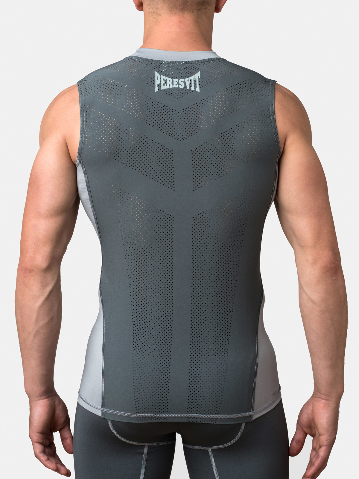 Peresvit Air Motion Sleeveless Heather Grey Black