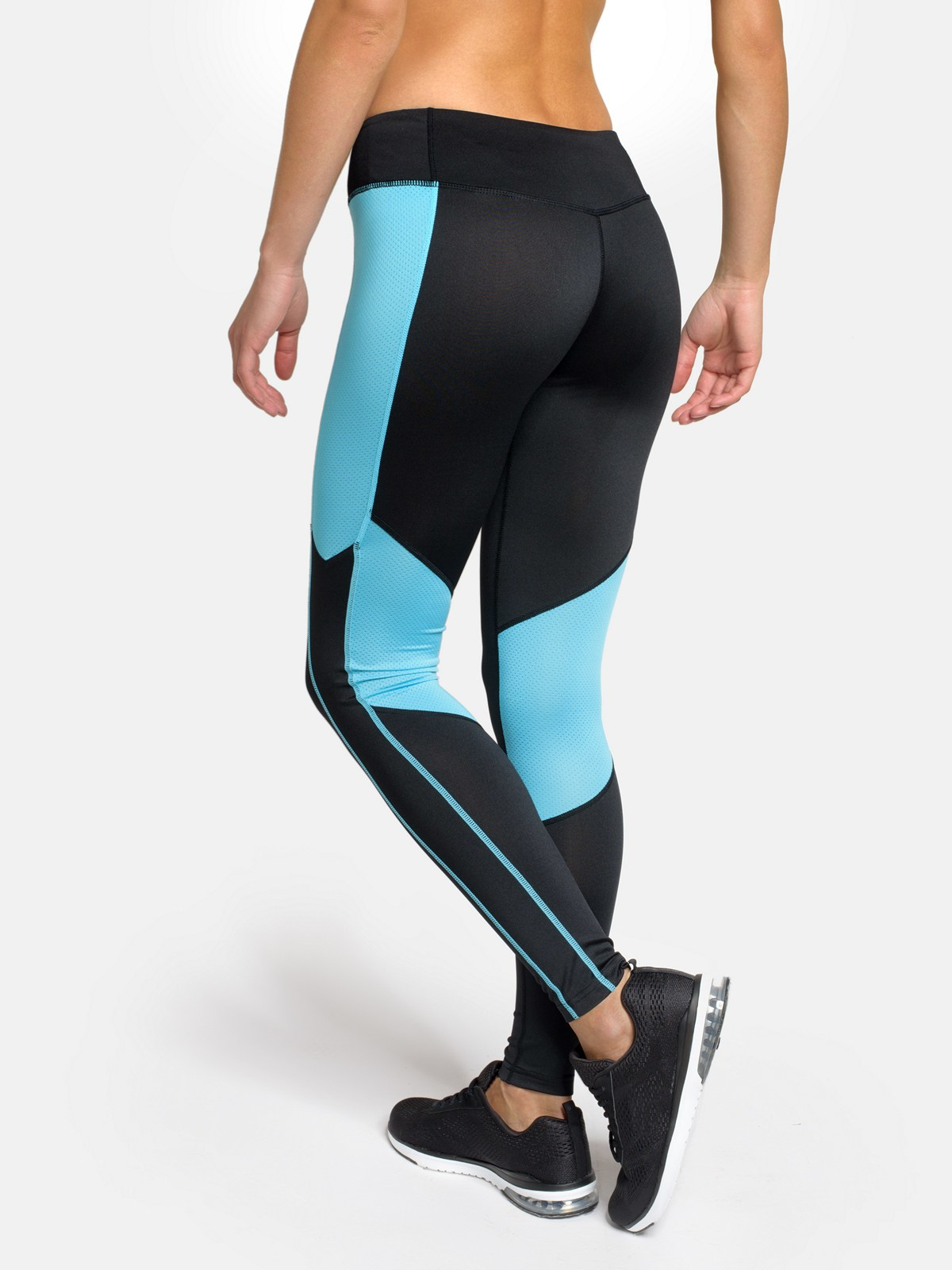 Peresvit Air Motion Womens Leggings Black Aqua, Photo No. 2