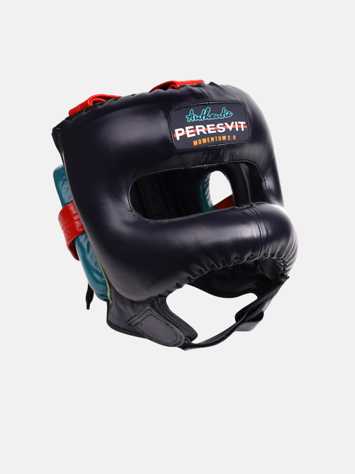 Momentum 2.0 Leather Armor Plating Headgear Deep Blue