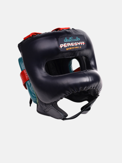 Momentum 2.0 Leather Armor Plating Headgear Deep Blue