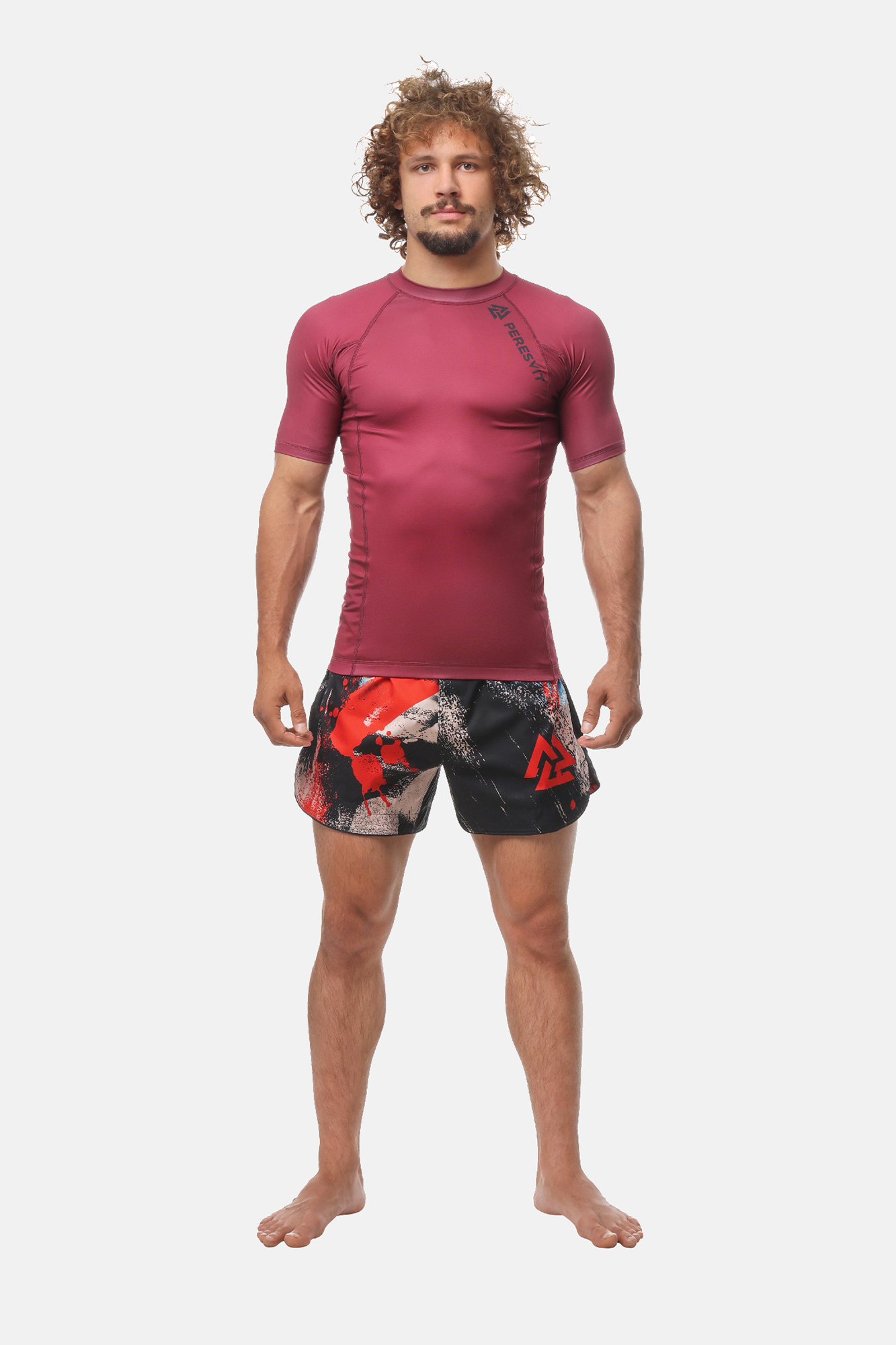 Peresvit Core Short Sleeve Dark Red, Photo № 3
