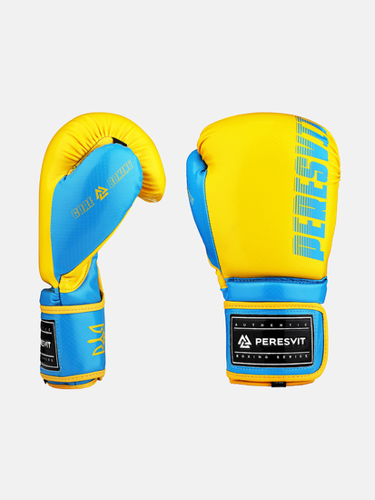 Rękawice bokserskie Peresvit Core niebiesko-żółte
