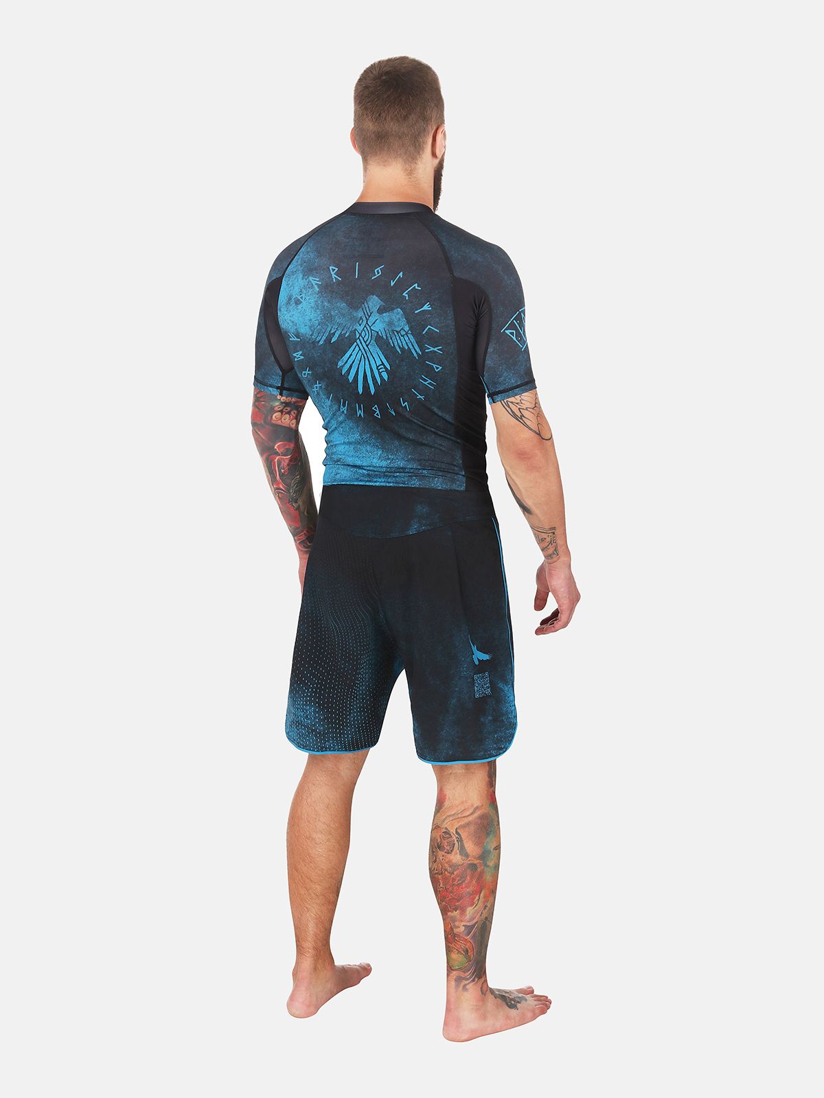 Peresvit Overpower Blue Short Sleeve Rashguard, Photo No. 5