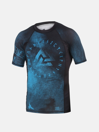 Peresvit Overpower Blue Short Sleeve Rashguard, Photo No. 3