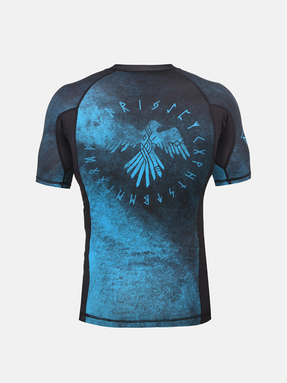 Peresvit Overpower Blue Short Sleeve Rashguard, Photo No. 2