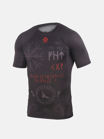 Rashguard z krótkim rękawem Peresvit Valhalla Black, Zdjęcie № 3