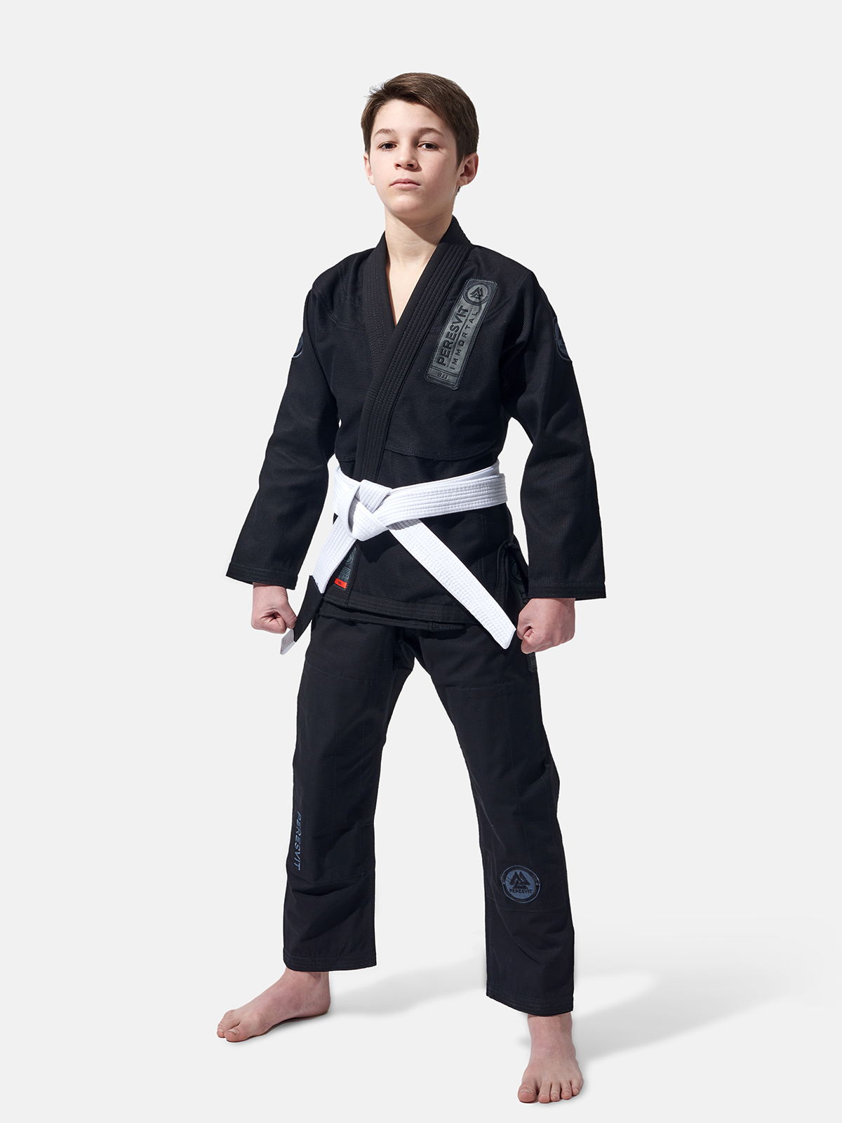 Kids Flawless BJJ Gi Black, Photo № 3