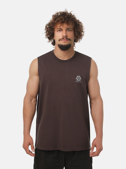 Peresvit Sign Tank Top Dark Brown, Photo № 2