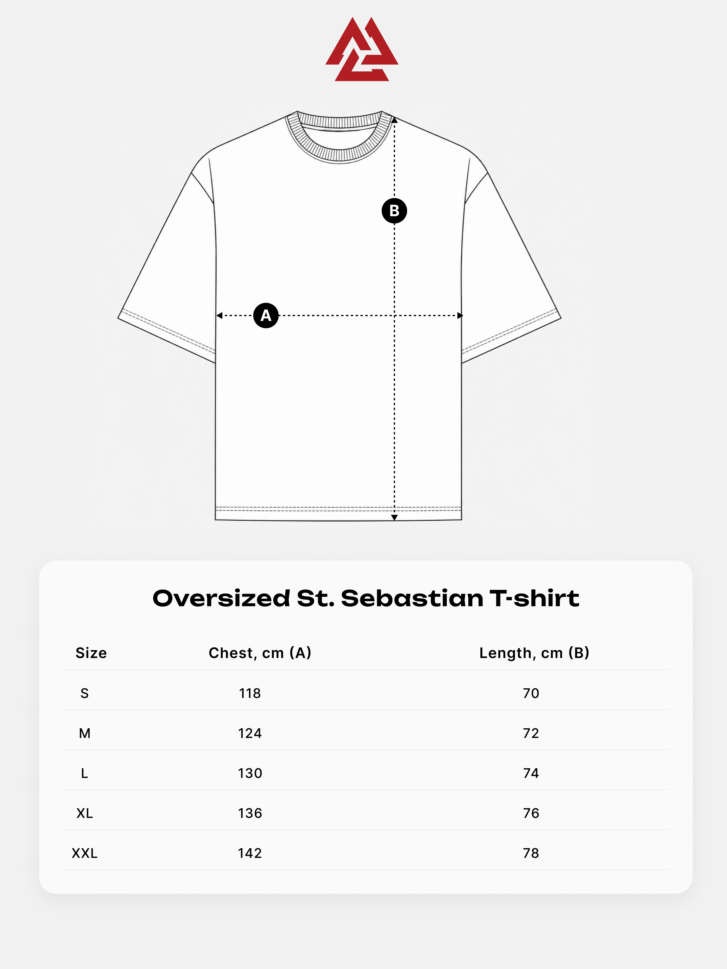 Oversized St. Sebastian T-shirt Roast Red, Zdjęcie № 7