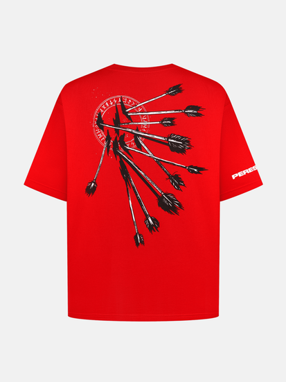 Oversized St. Sebastian T-shirt Roast Red, Photo № 5
