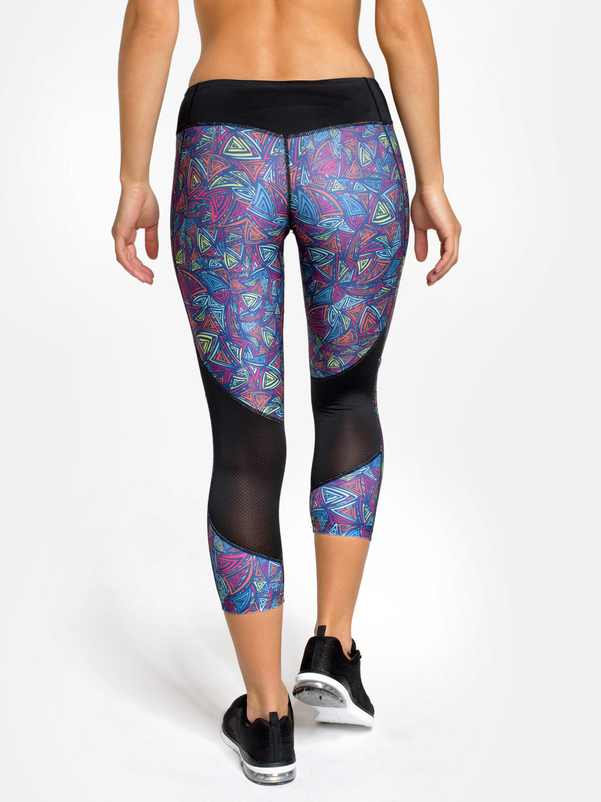 Peresvit Air Motion Womens Printed Capri Triangle Curls, Photo No. 4