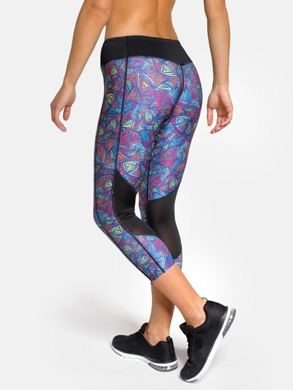 Peresvit Air Motion Womens Printed Capri Triangle Curls, Photo No. 2