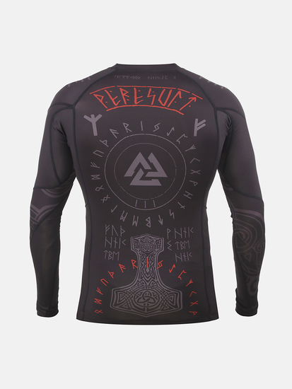 Peresvit Valhalla Black Long Sleeve Rashguard, Photo No. 2