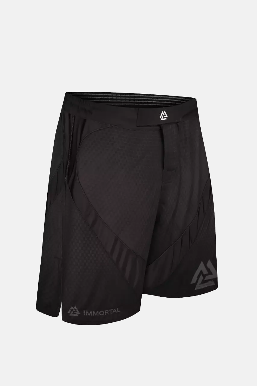 Immortal 2.0 Fightshorts Black Rain Redesigned, Photo № 3