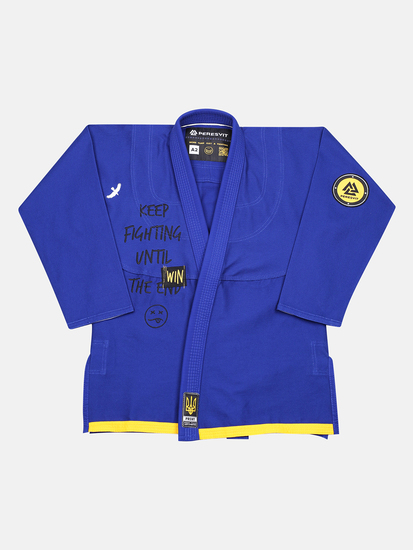 Peresvit Keep Fighting Gi for Adults Royal Blue, Photo No. 8