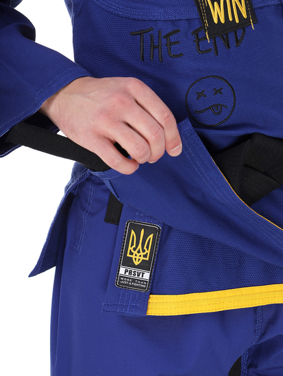 Peresvit Keep Fighting Gi for Adults Royal Blue, Photo No. 6