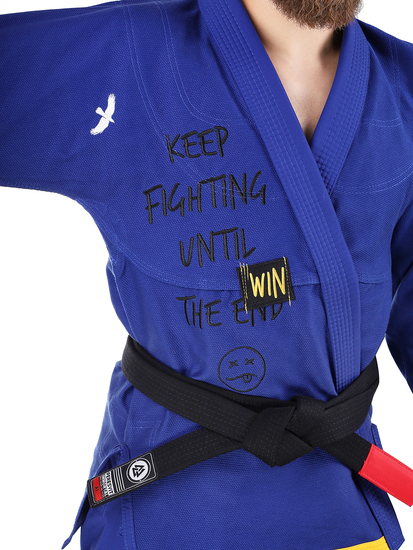 Peresvit Keep Fighting Gi for Adults Royal Blue, Photo No. 5