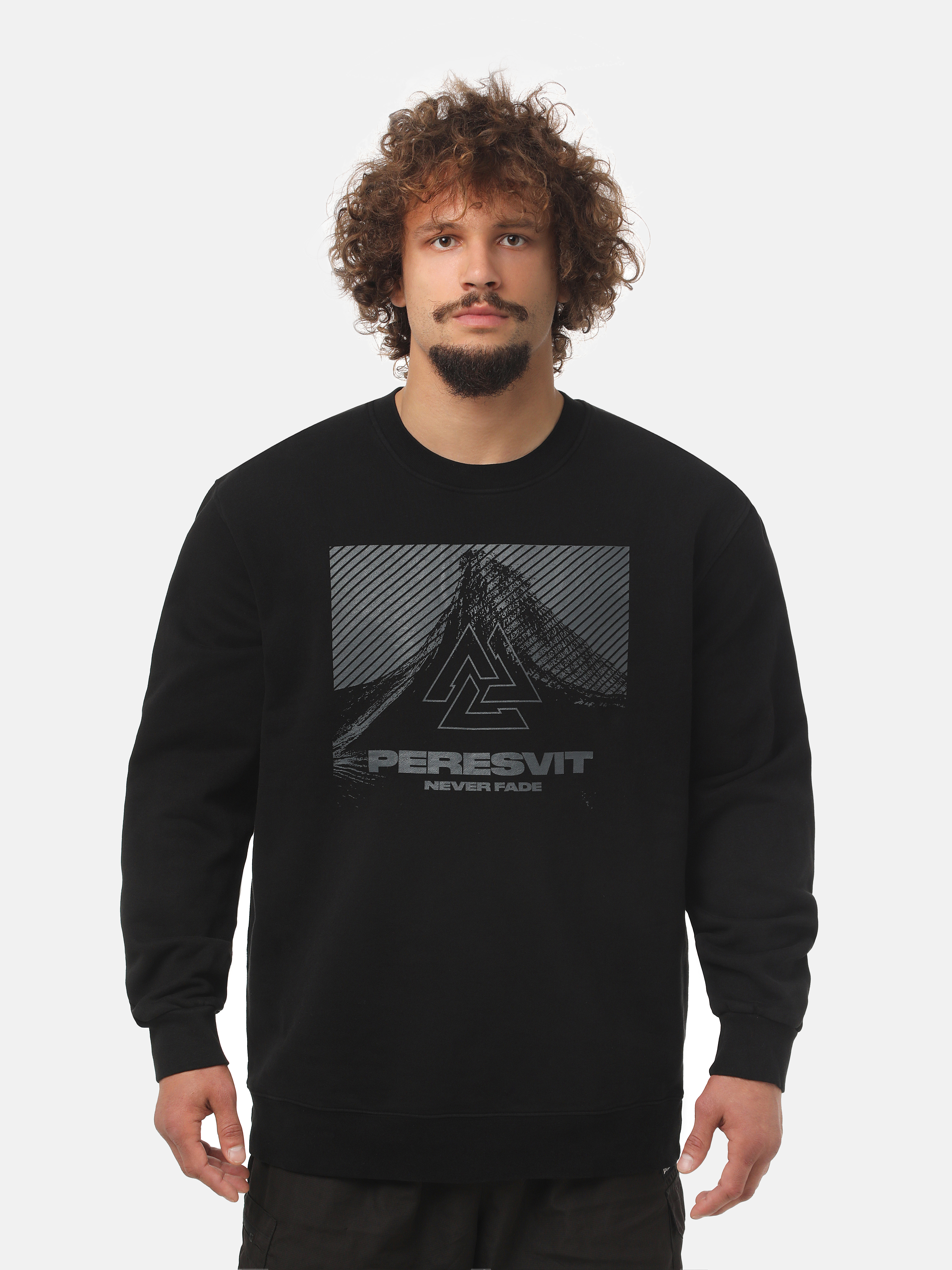 Peresvit Oversized Conflict Sweatshirt Black