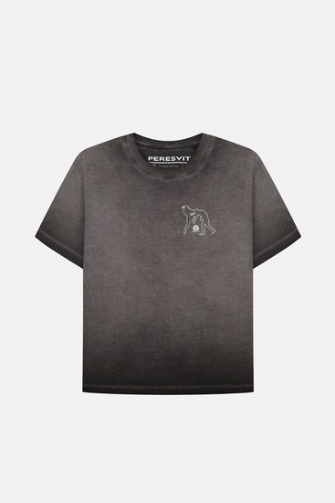 Peresvit Muay Thai Logo T-shirt Black Cold Dye, Photo № 3