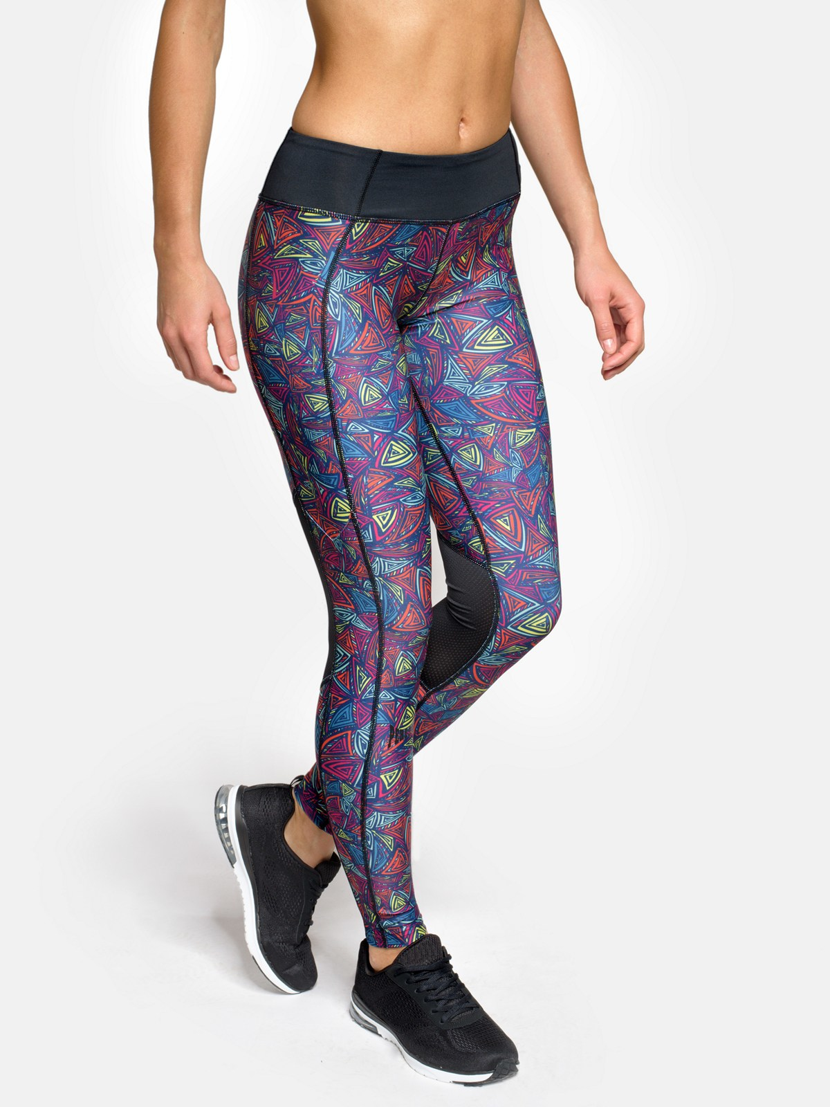 Peresvit Air Motion damskie legginsy z nadrukiem Triangle Curls