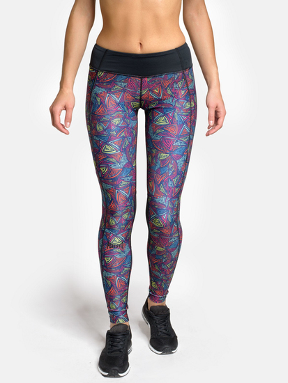 Peresvit Air Motion Womens Printed Leggings Triangle Curls, Photo No. 3