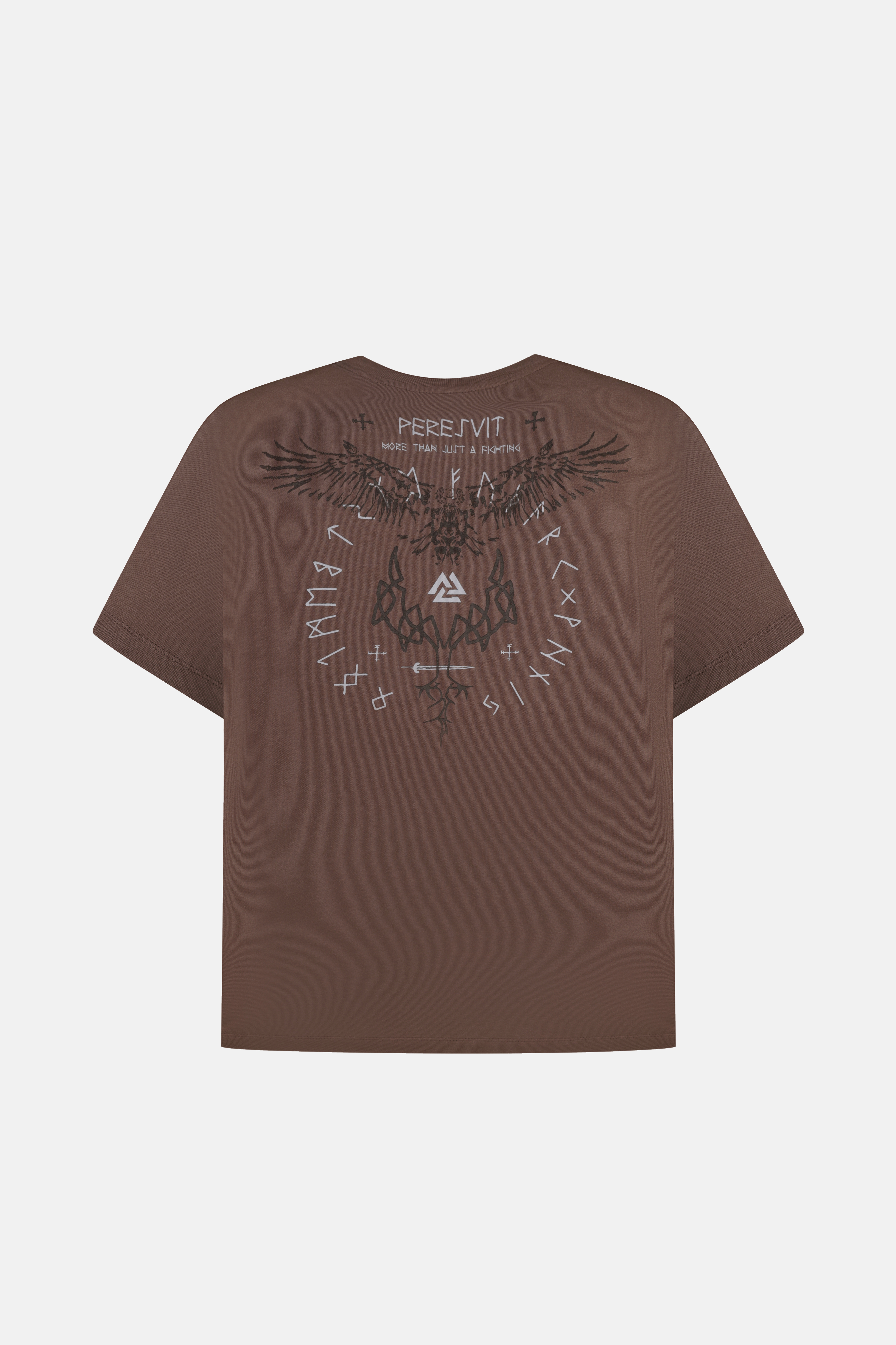 Peresvit Oversized Sacred Tree T-shirt Light Brown, Photo № 4