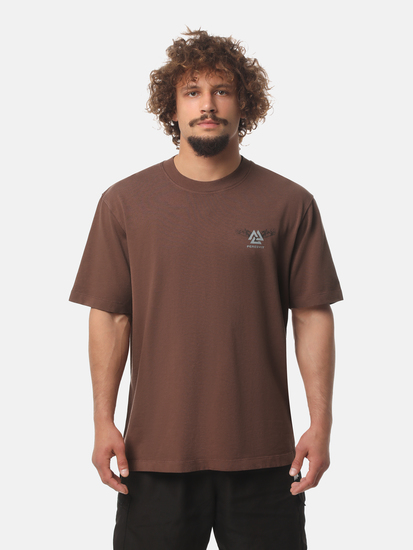 Peresvit Oversized Sacred Tree T-shirt Light Brown, Photo № 2