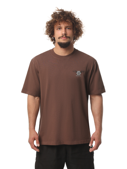 Peresvit Oversized Sacred Tree T-shirt Light Brown, Photo № 5