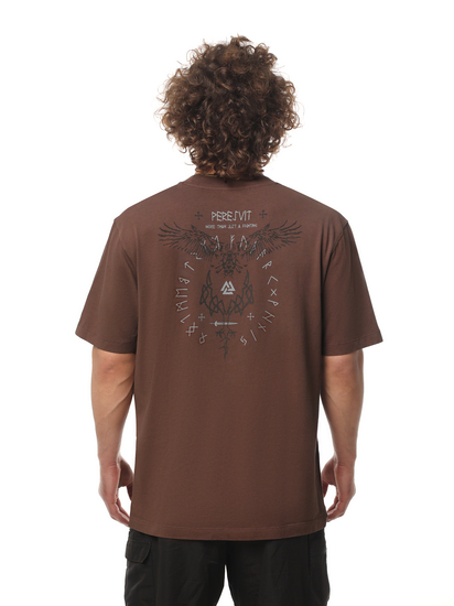 Peresvit Oversized Sacred Tree T-shirt Light Brown, Photo № 6