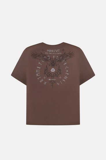 Peresvit Oversized Sacred Tree T-shirt Light Brown, Photo № 4