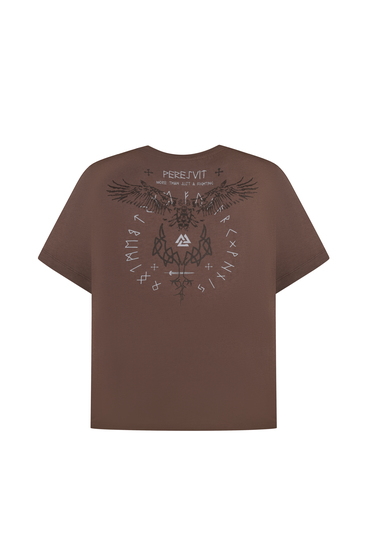 Peresvit Oversized Sacred Tree T-shirt Light Brown, Photo № 8