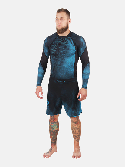 Peresvit Overpower Blue Long Sleeve Rashguard, Photo No. 4