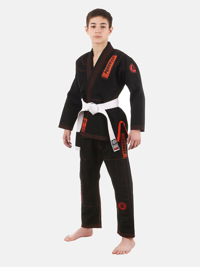 Peresvit Kids BJJ Gi Advance Black, Photo No. 4