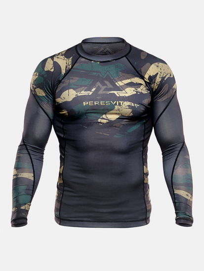 Peresvit Grunge Camo Long Sleeve Rashguard