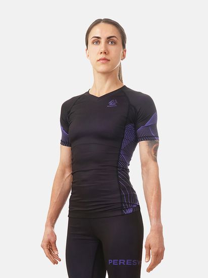 Womens Peresvit Bloom Rashguard Short Sleeve, Photo No. 3