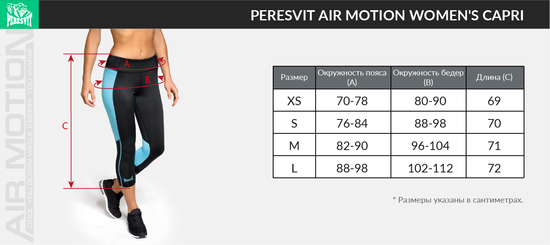 Peresvit Air Motion Womens Capri Mint, Photo № 5
