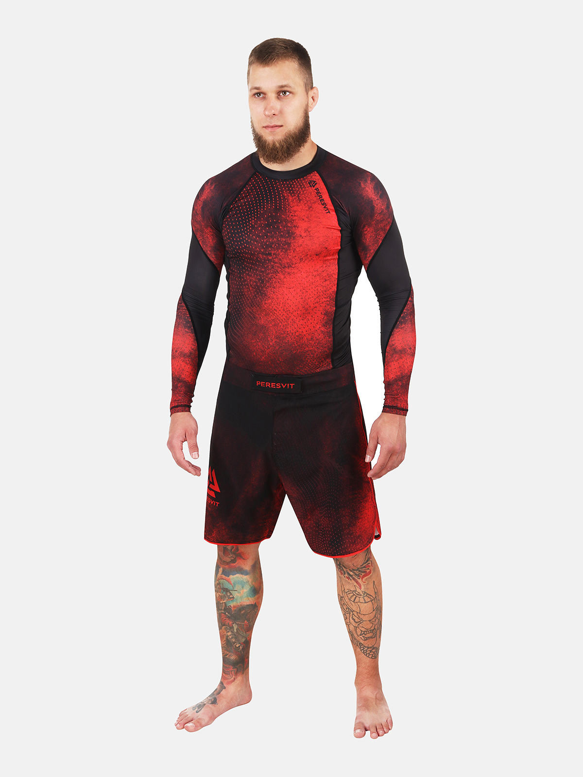 Peresvit Overpower Red Long Sleeve Rashguard, Photo No. 4