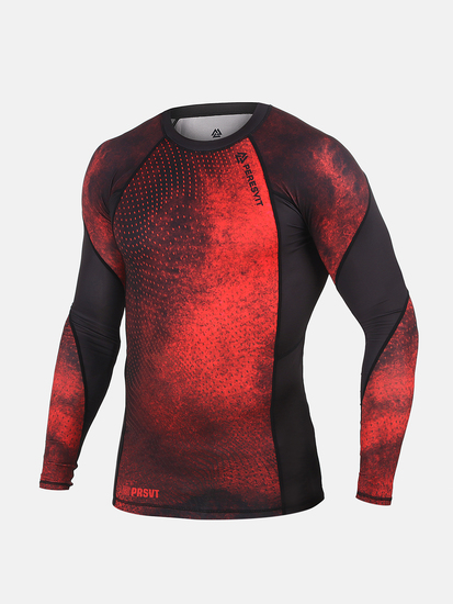 Peresvit Overpower Red Long Sleeve Rashguard, Photo No. 3