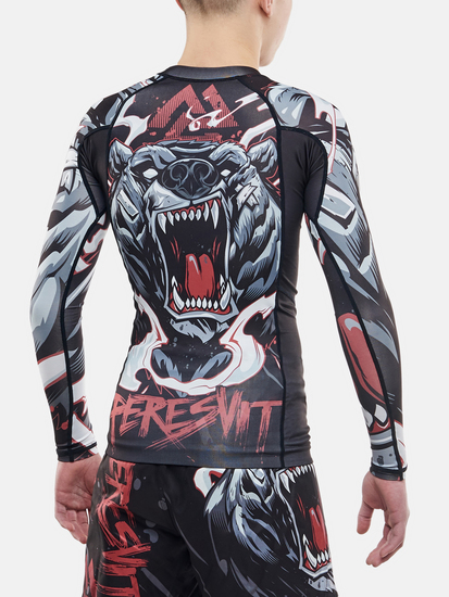 Peresvit Battle Bear Kids Long Sleeve Rashguard, Photo No. 2