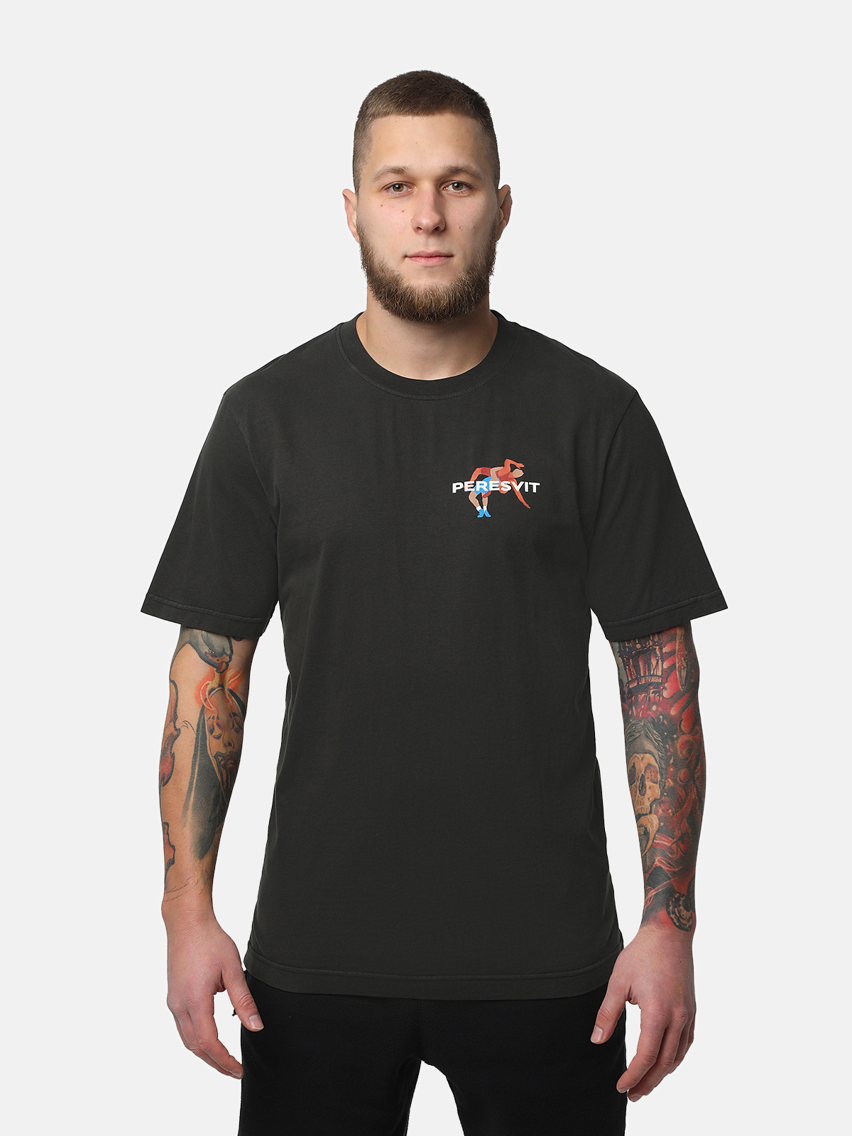 Peresvit Do Not Feed T-Shirt Black Carbon, Photo № 2