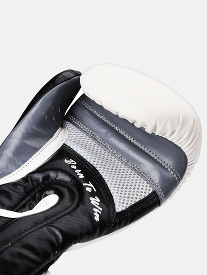 Peresvit Core Boxing Gloves White Black & Grey, Photo No. 6