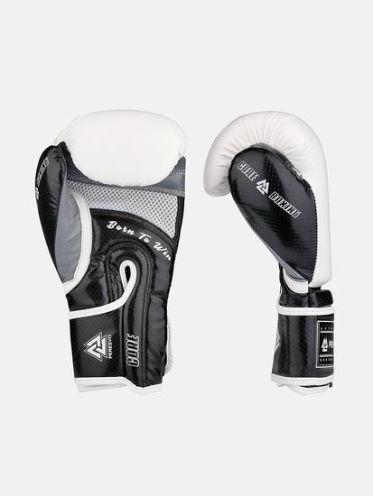 Peresvit Core Boxing Gloves White Black & Grey, Photo No. 2