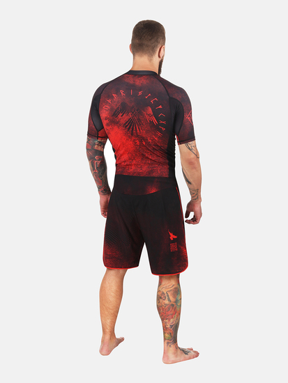 Peresvit Overpower Red Short Sleeve Rashguard, Photo No. 5