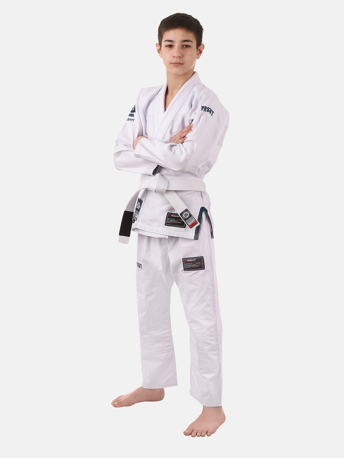 Peresvit Kids BJJ Gi Core White, Photo No. 4