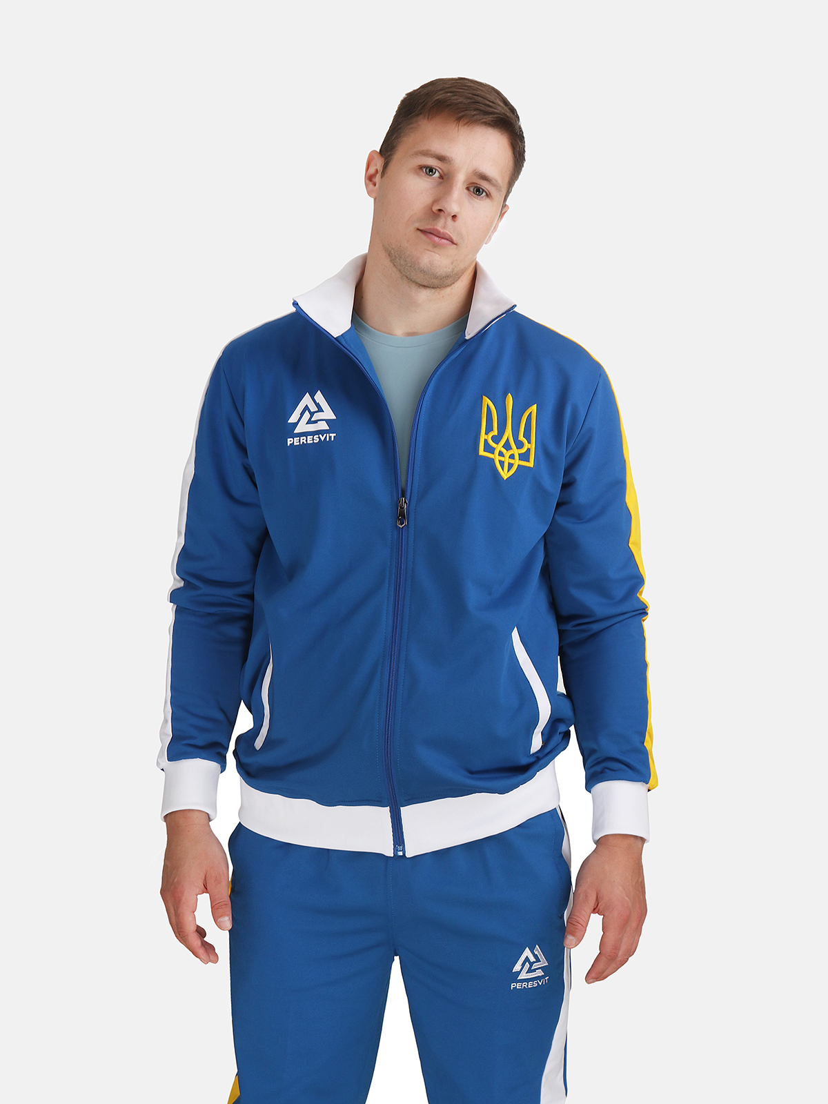 Peresvit Adults National Flag Track Suit Blue, Photo No. 5