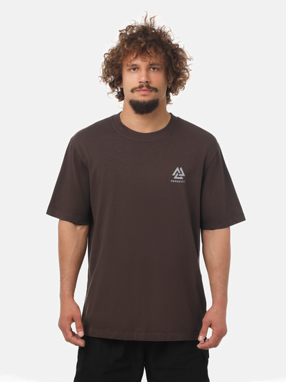 Peresvit Oversized Sign T-shirt Dark Brown, Photo № 2