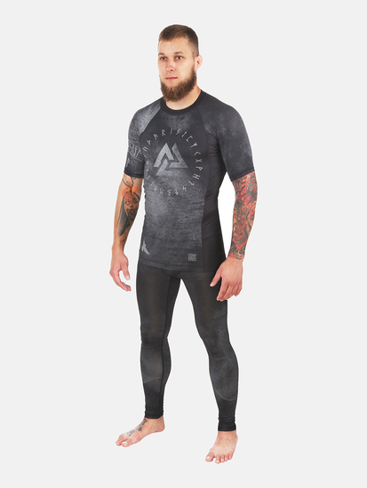 Peresvit Overpower Grey Short Sleeve Rashguard, Photo No. 4