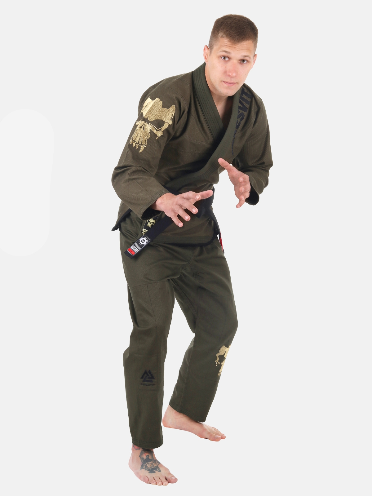 Peresvit Demolisher BJJ Gi Military Green, Photo No. 2