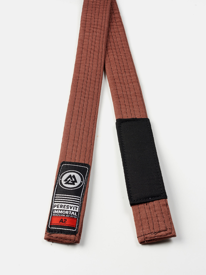 Męski pas Immortal BJJ Gi Belt brązowy, Zdjęcie № 2